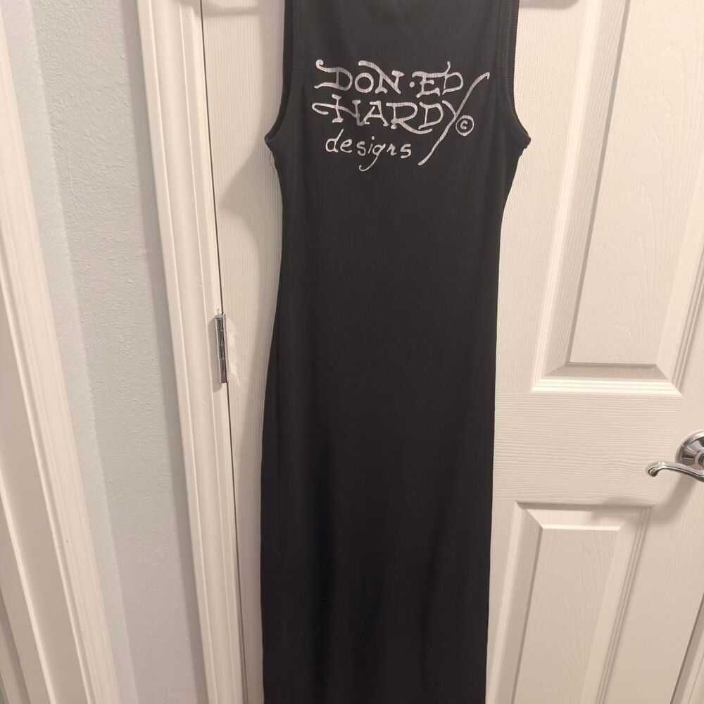 Ed-hardy Women's Black and Grey Dress - Picture 2 of 7